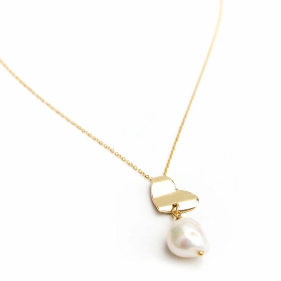 Welldunn Romeo 24K Gold Pearl  Necklace - Picture 1 of 4